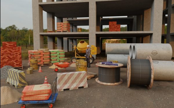 Construction site assets