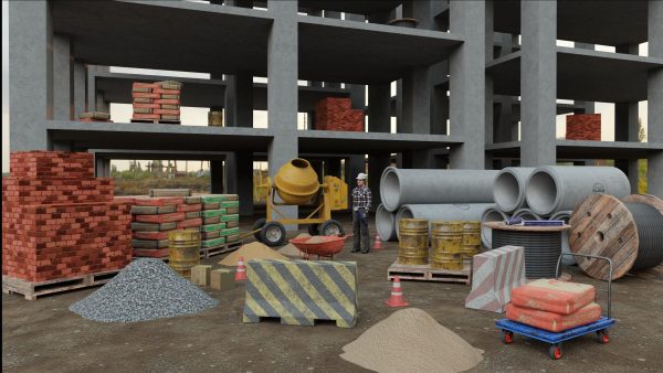 Construction site assets