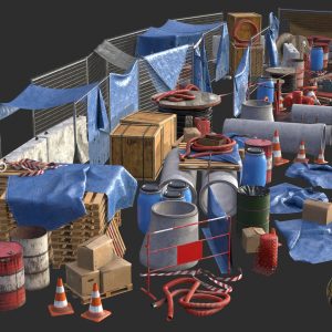 construction-site-collection-3d-model-obj-3ds-fbx-stl-blend-dae