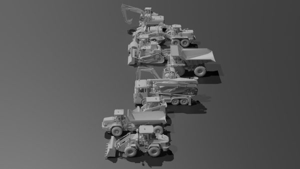 Construction Vehicles Pack