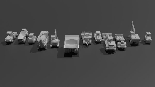 Construction Vehicles Pack