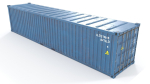 Container 40ft low poly PBR