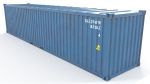 Container 40ft low poly PBR