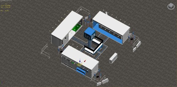 container booth