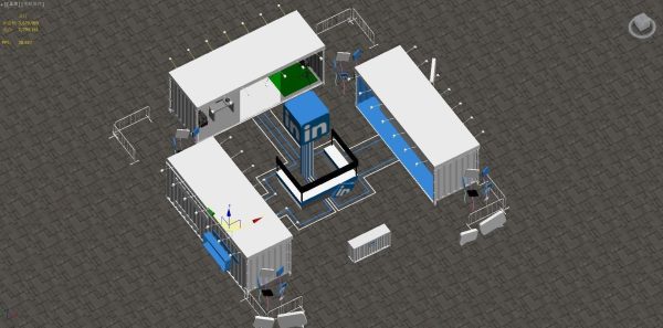 container booth