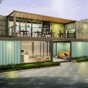 Container Cafe and Office - Not Include OBJ Files