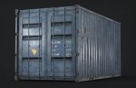 Container Low Poly shipping