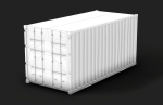 Container Low Poly shipping