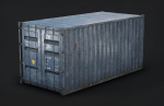 Container Low Poly shipping