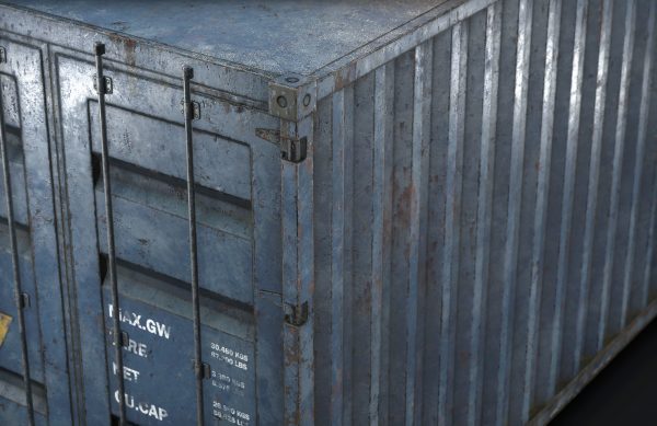Container Low Poly shipping