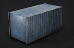 Container Low Poly shipping