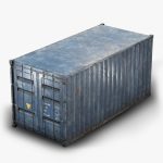 Container Low Poly shipping