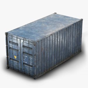 Container Low Poly shipping