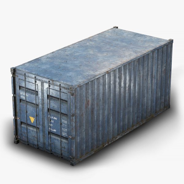 Container Low Poly shipping