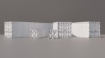 Containers - 5 sizes - Blue
