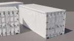 Containers - 5 sizes - Blue