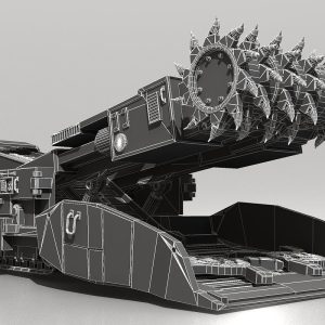 continuous-miner-3d-model-max-obj-3ds-fbx-dxf-stl