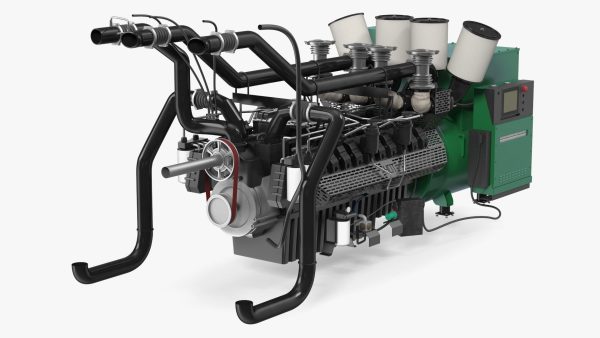 Control Panel with Diesel Generator Engine