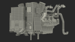 Control Panel with Diesel Generator Engine