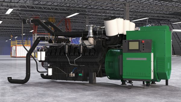 Control Panel with Diesel Generator Engine
