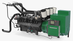 Control Panel with Diesel Generator Engine
