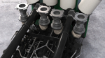 Control Panel with Diesel Generator Engine