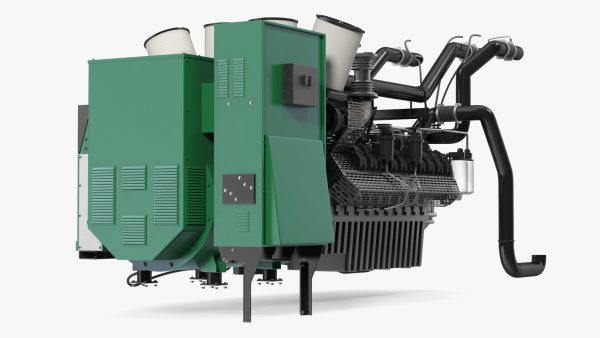 Control Panel with Diesel Generator Engine