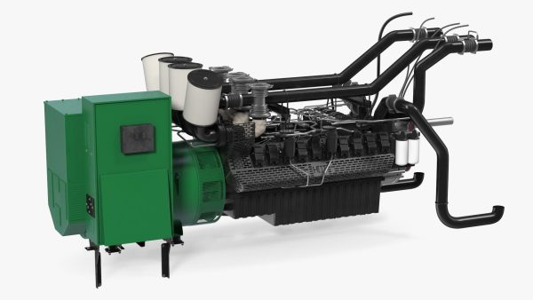 Control Panel with Diesel Generator Engine