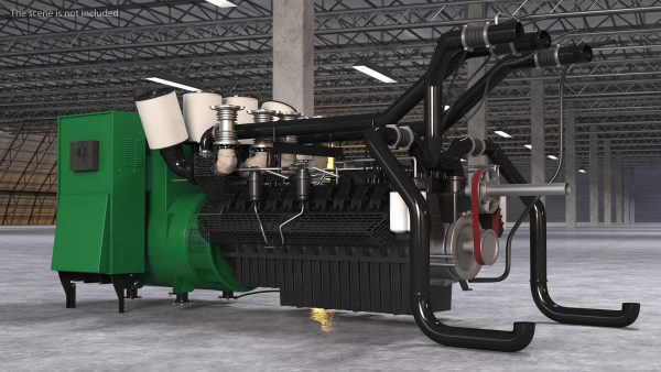 Control Panel with Diesel Generator Engine