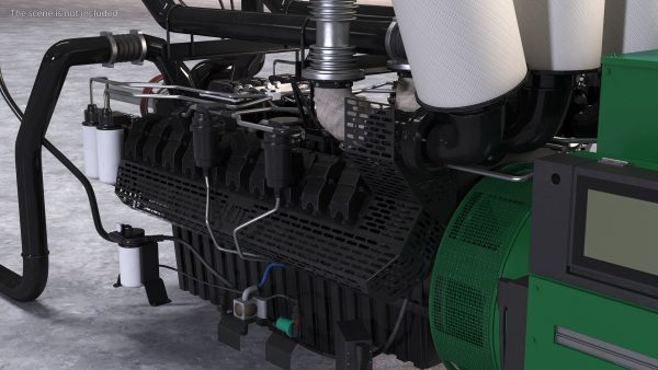 Control Panel with Diesel Generator Engine