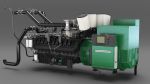 Control Panel with Diesel Generator Engine
