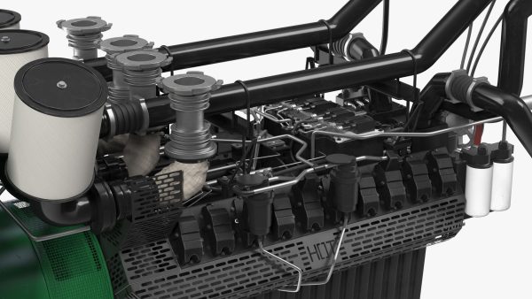 Control Panel with Diesel Generator Engine