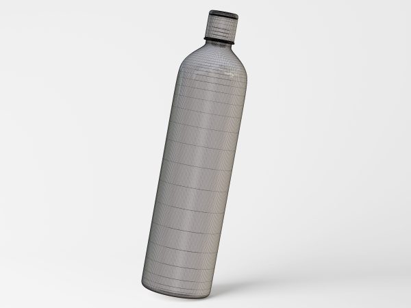 Cosmetic Bottle Slim and Tall