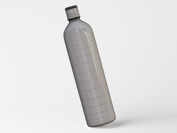 Cosmetic Bottle Slim and Tall