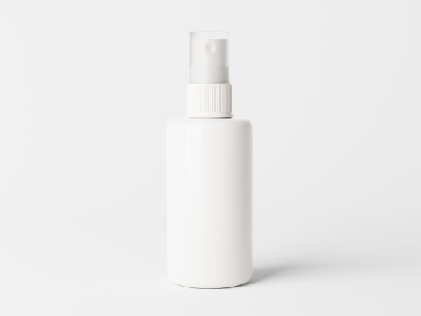 Cosmetic Bottle with Liquid Splash
