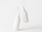 Cosmetic Bottle with Liquid Splash