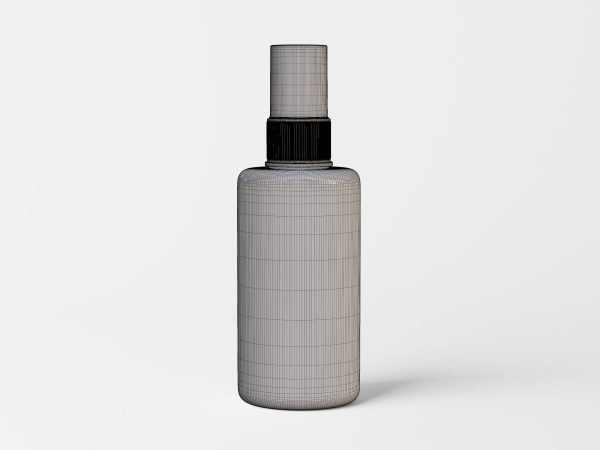 Cosmetic Bottle with Liquid Splash