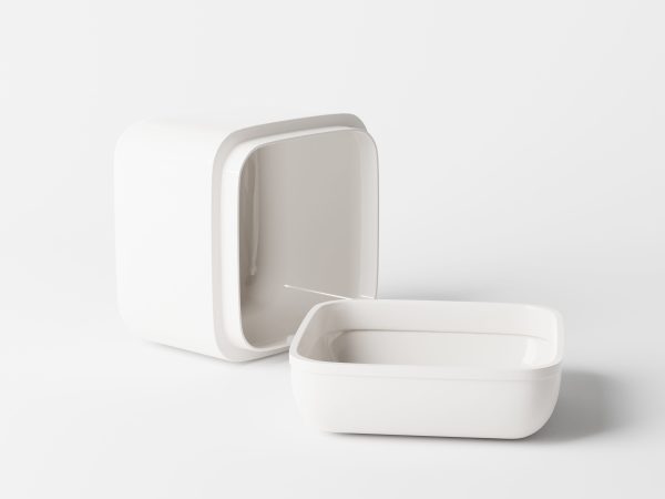 Cosmetic Cube Shaped Jar