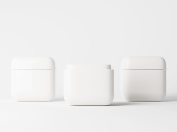 Cosmetic Cube Shaped Jar