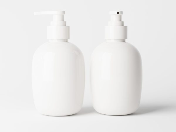 Cosmetic Pump Bottle Egg Shaped