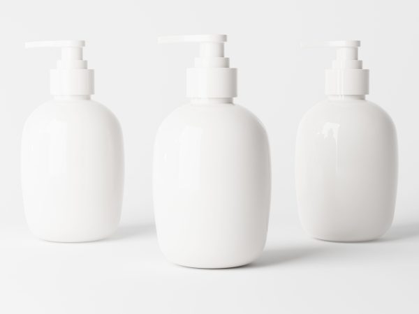 Cosmetic Pump Bottle Egg Shaped