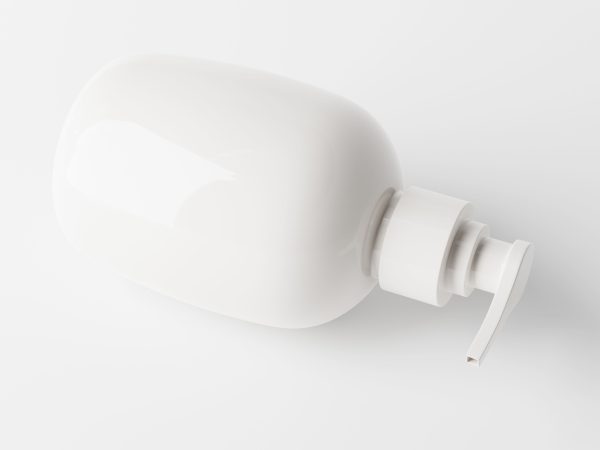 Cosmetic Pump Bottle Egg Shaped