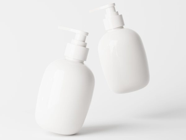Cosmetic Pump Bottle Egg Shaped