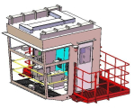 Crane cab crane driver room