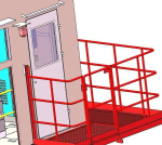 Crane cab crane driver room