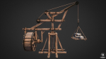 Crane  Medieval Type 1 Low Poly
