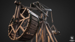 Crane  Medieval Type 1 Low Poly