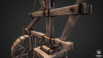 Crane  Medieval Type 1 Low Poly