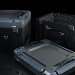 Crate 3d storage case with two compartments