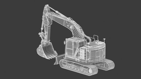 Crawler Excavator Generic 04